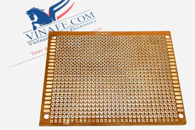 Board đồng đục lỗ PCB 7x9cm